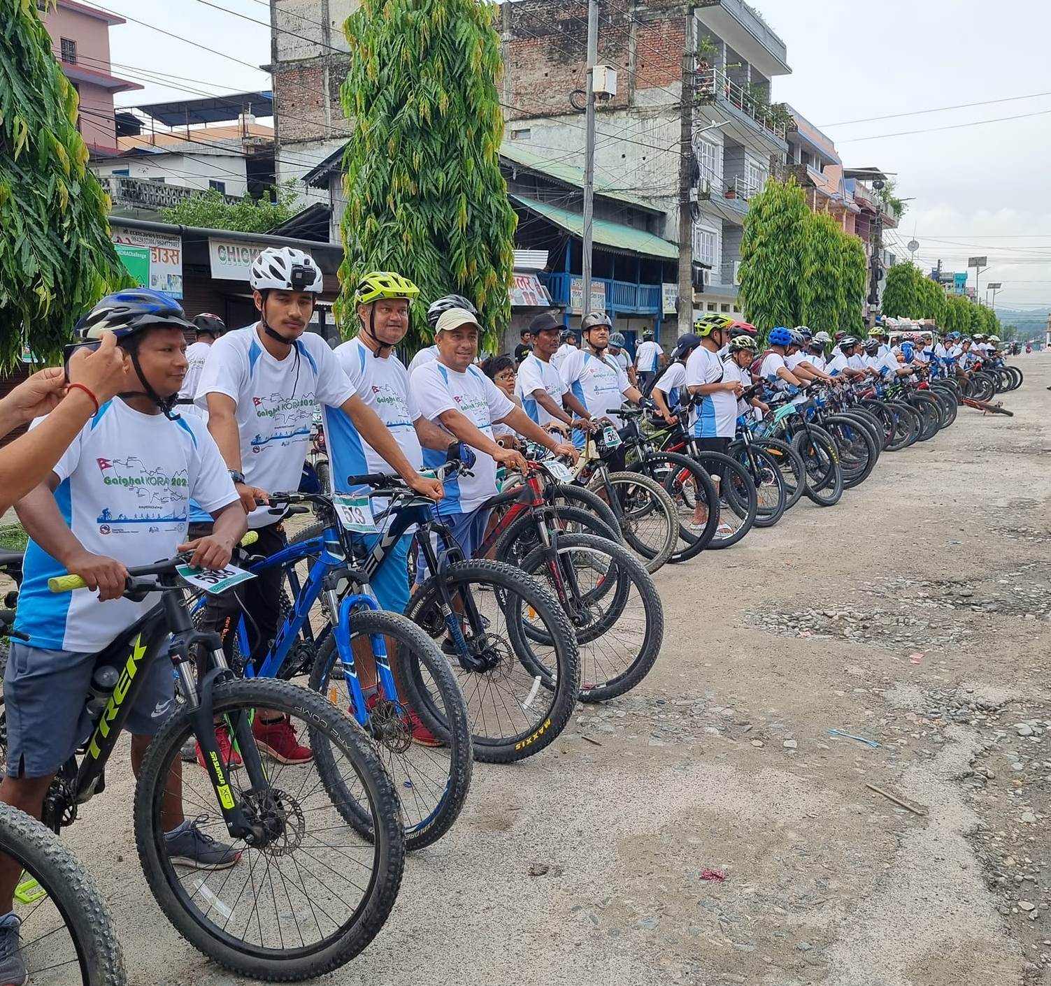 कोरा साईकल च्यालेन्जमा ५६ किलोमिटरको यात्रा